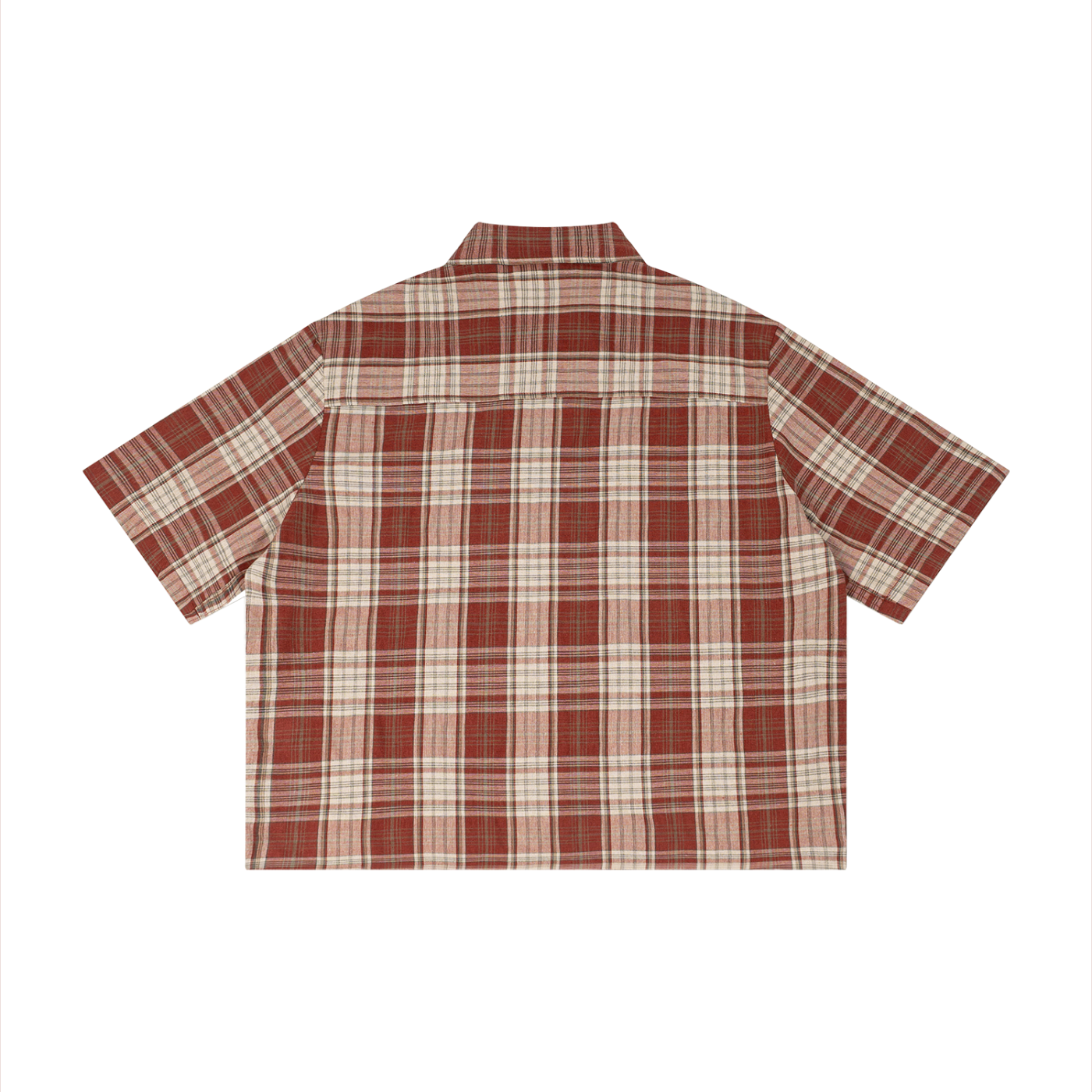 SLIKSTREET Plaid Boxy Shirt